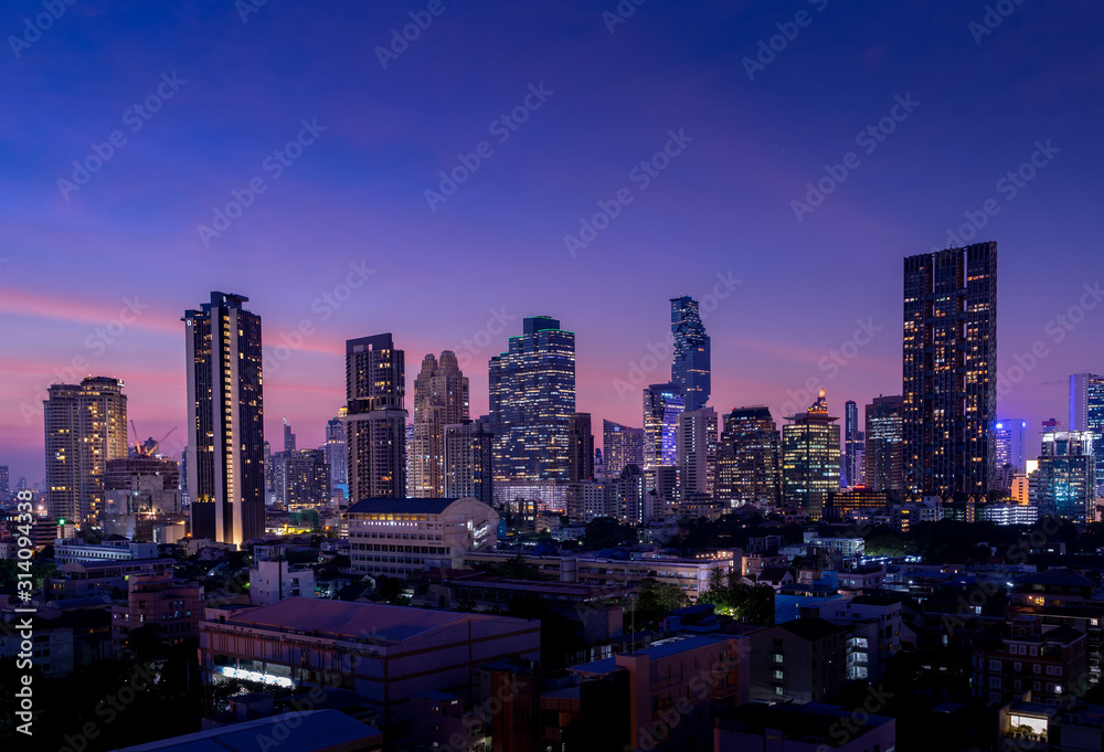 Fototapeta premium bangkok city scape