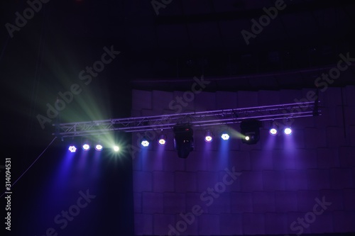 Background music stage ligh...