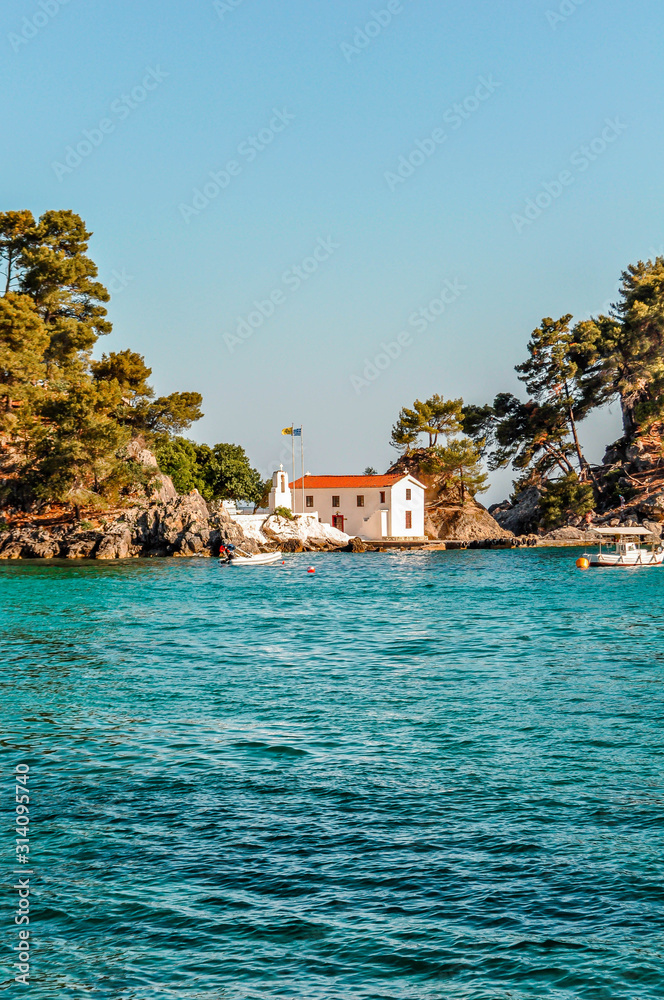 Little villages across the sea in Greece
