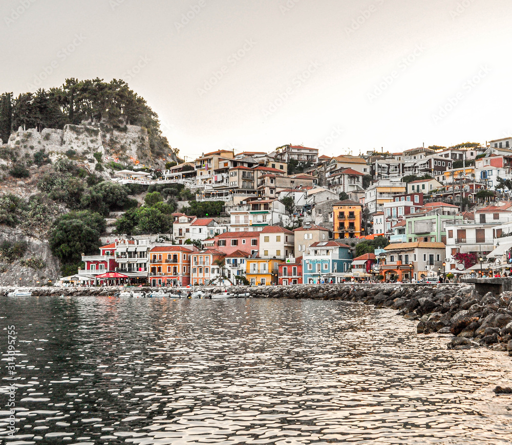 Little villages across the sea in Greece