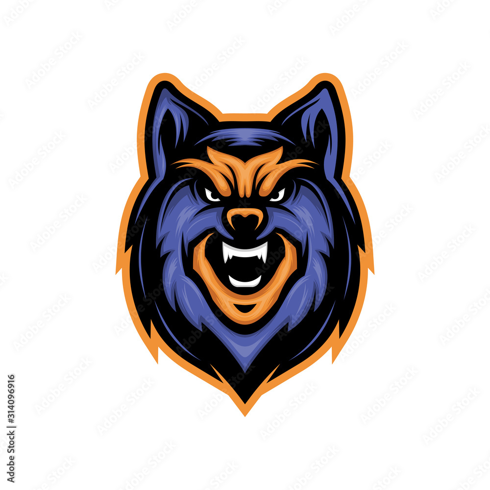 wolf logo design wolf logo design