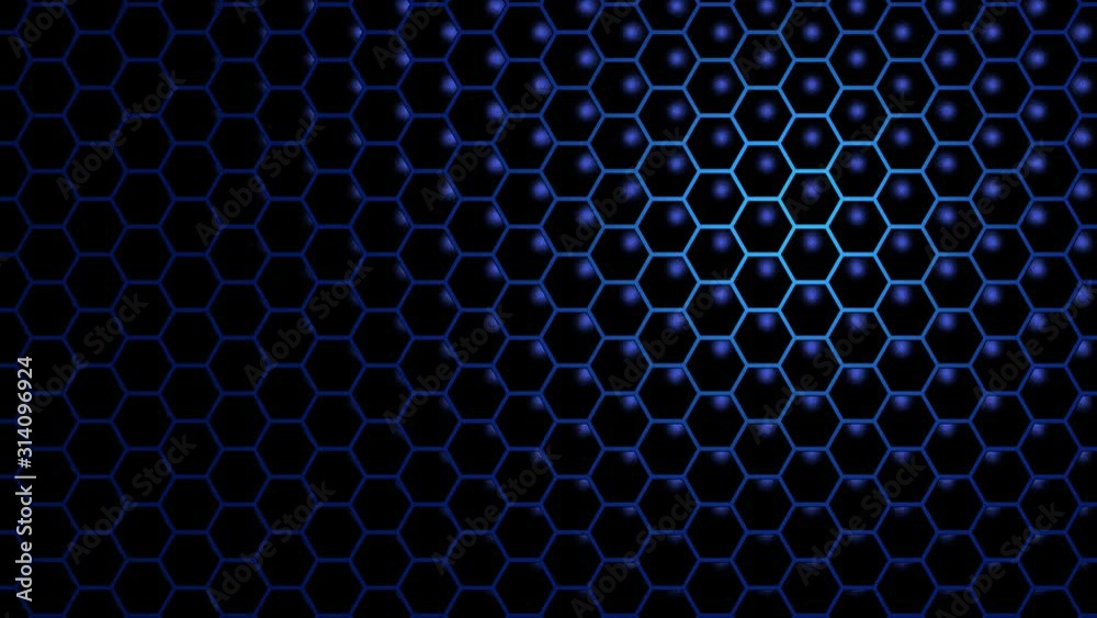 3d animation texture of hexagons in motion Slow motion honeycombs. Abstract background for business presentation. 3d animation texture of hexagons in motion Slow motion honeycombs. Abstract background for business presentation.