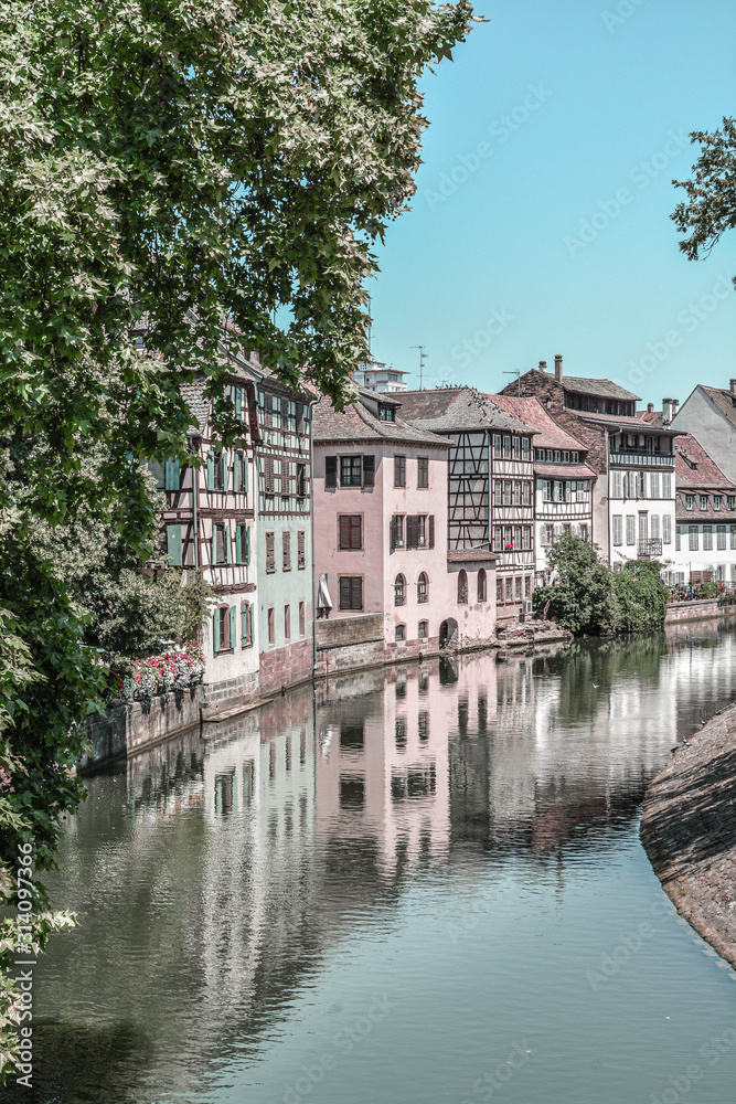 Traditional architecture in Strasbourg, Alsace, France