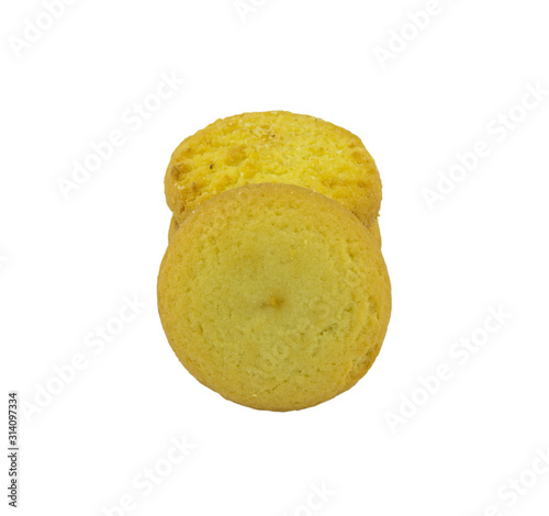 Obraz na płótnie Cookies isolated on white background. Clipping Path. Full depth of field. w salonie