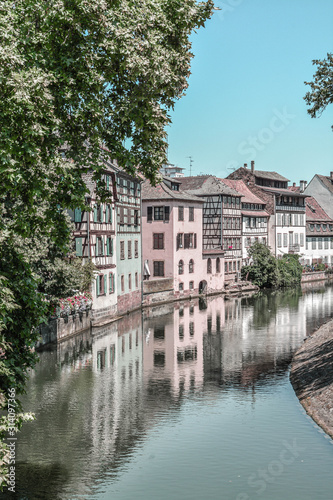 Traditional architecture in Strasbourg, Alsace, France