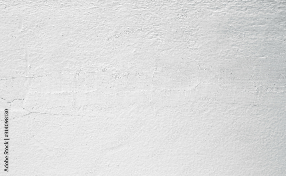 Fototapeta premium Abstract white grunge cement wall texture background.