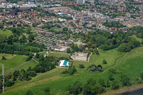 Syon House  West London Aerial View
