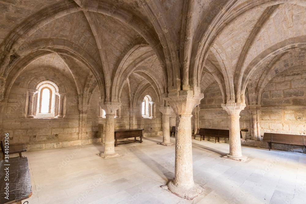 Castromonte, Spain. The monastery of La Santa Espina (Holy Thorn)