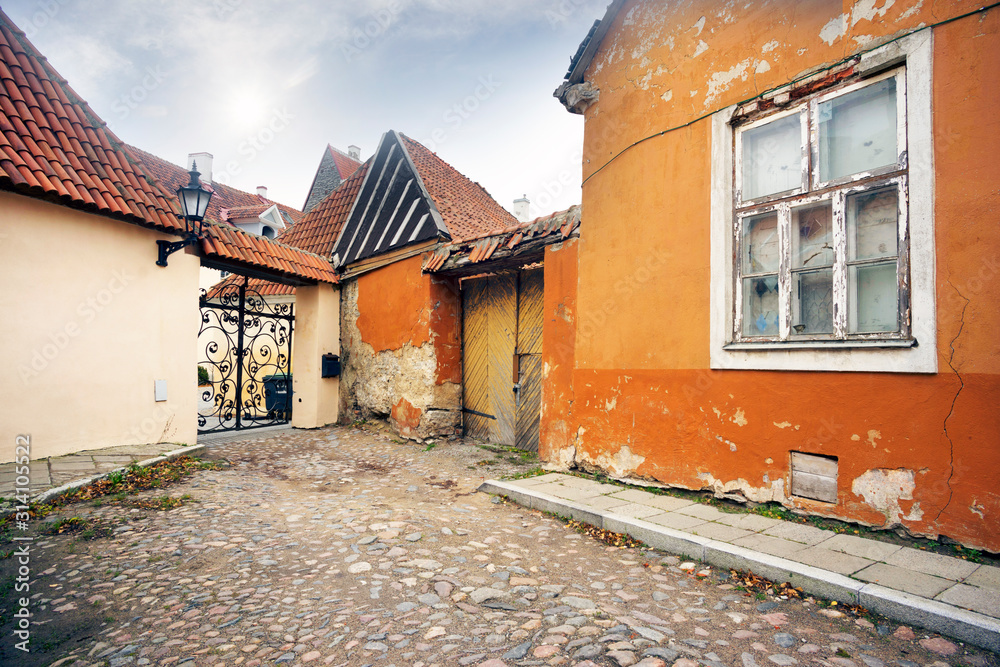 Old ruined walls of Tallinn