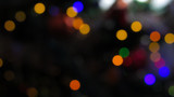 blurred christmas garlands. abstract background