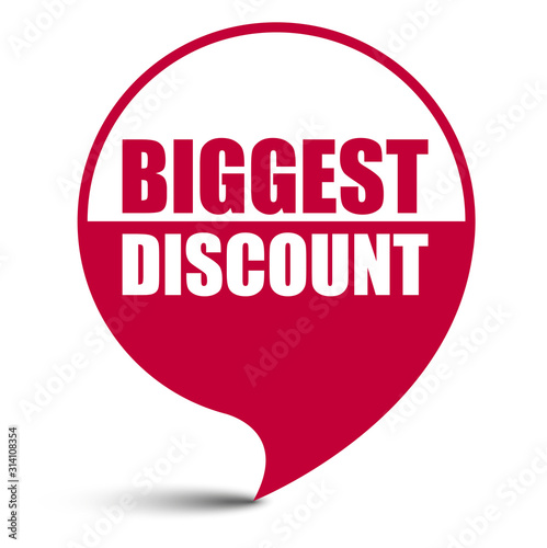 Free Download red vector banner biggest discount - GFXLoad