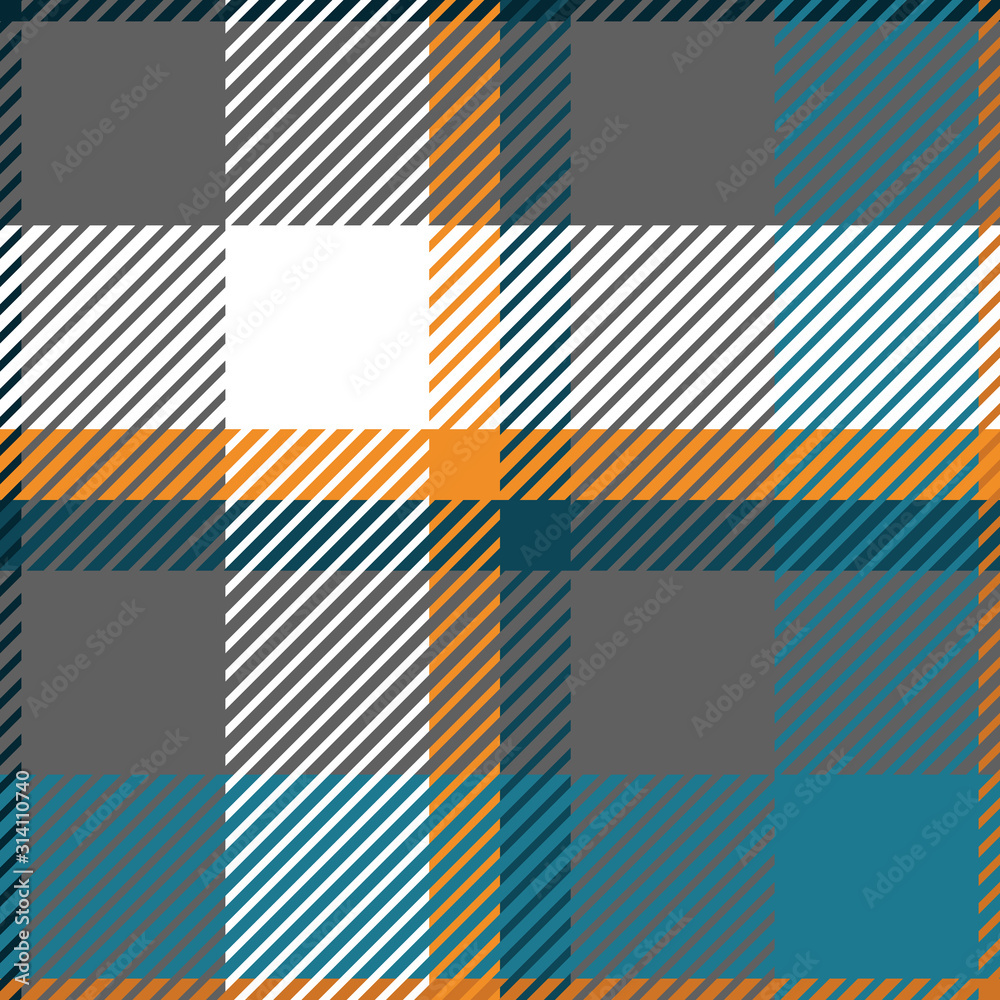 Plaid or tartan vector is background or texture in many color Plaid or tartan vector is background or texture in many color