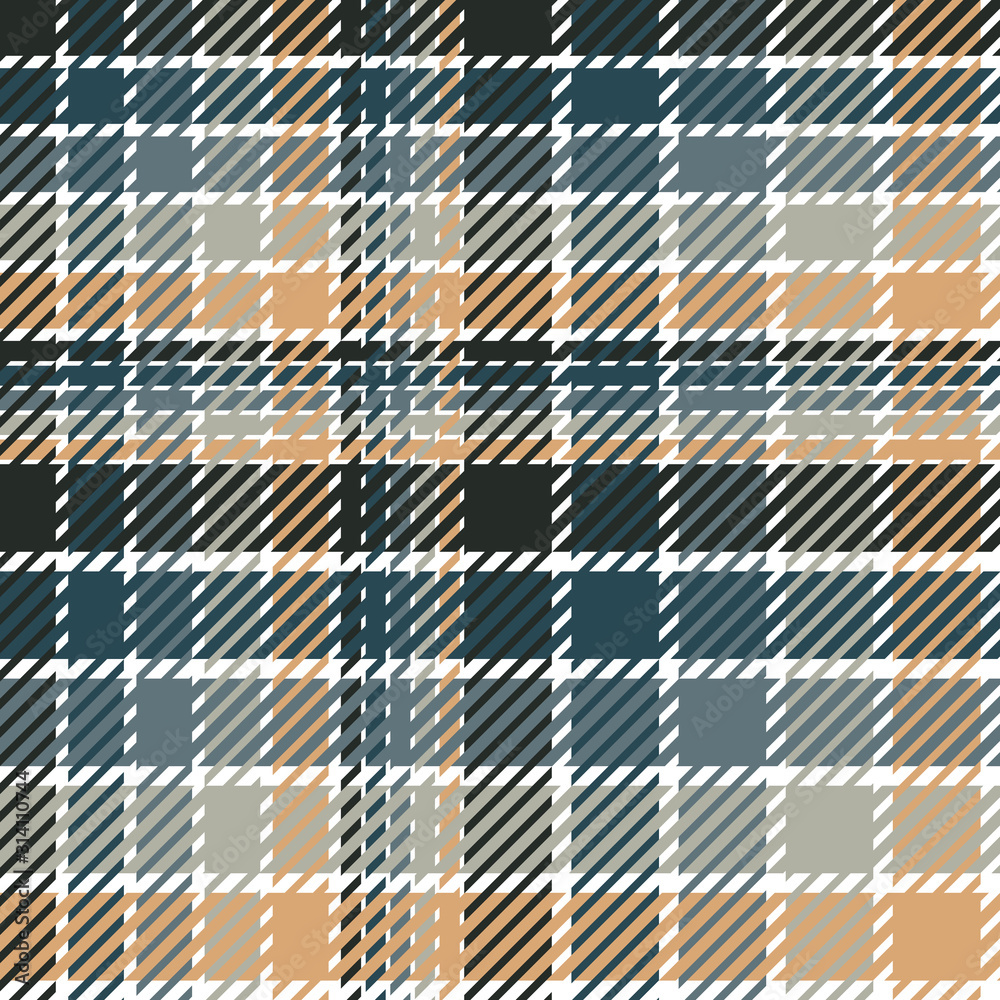 Plaid or tartan vector is background or texture in many color Plaid or tartan vector is background or texture in many color