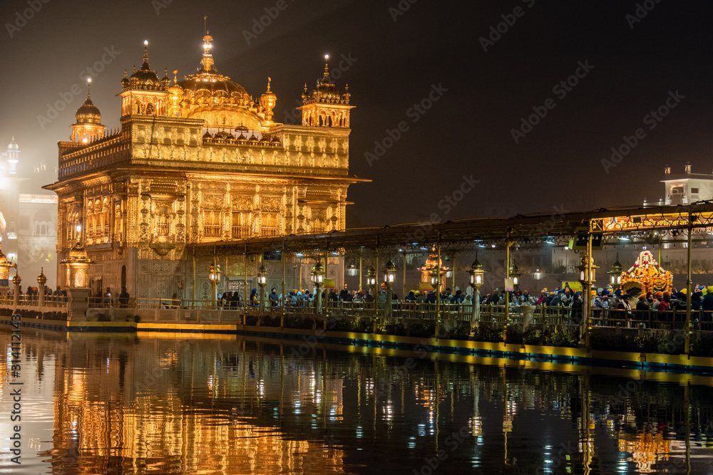 Golden Temple, Amritsar, Punjab, Night Photography