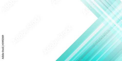 Modern Dark Green Turquoise Grey White Line Abstract Background for Presentation Design Template. Suit for corporate, business, wedding, and beauty contest. © Salman