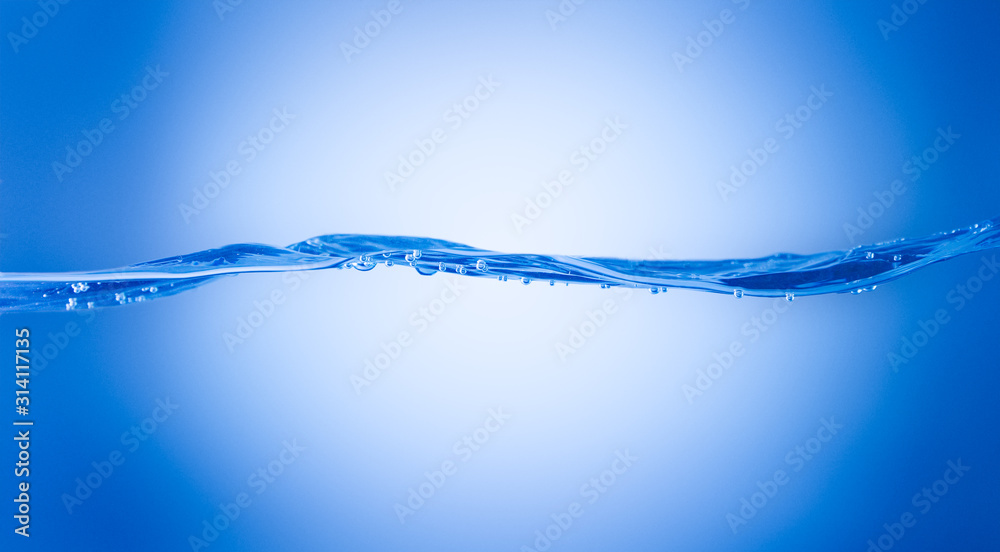 Water Line Stock Photo - Download Image Now - Single Line, Liquid, Blue -  iStock
