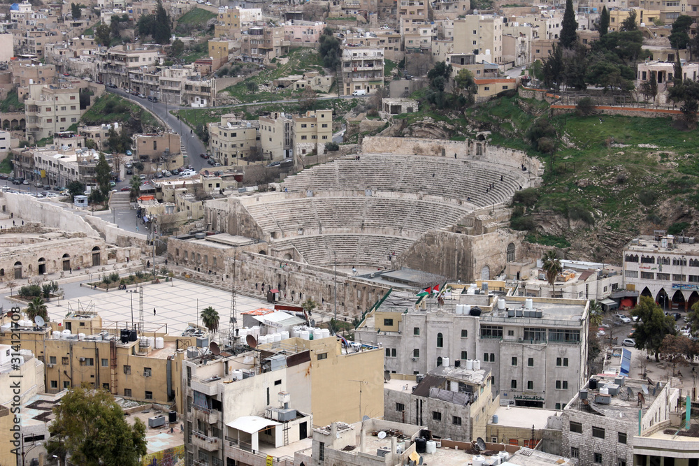 site seeing at Amman capital of Jordan, Coliseum