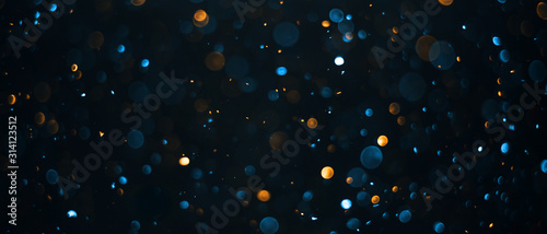 abstract bokeh background, colorful particles