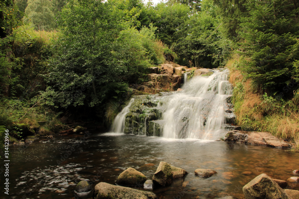 Obraz premium Mezenschwander Wasserfall Schwarzwald