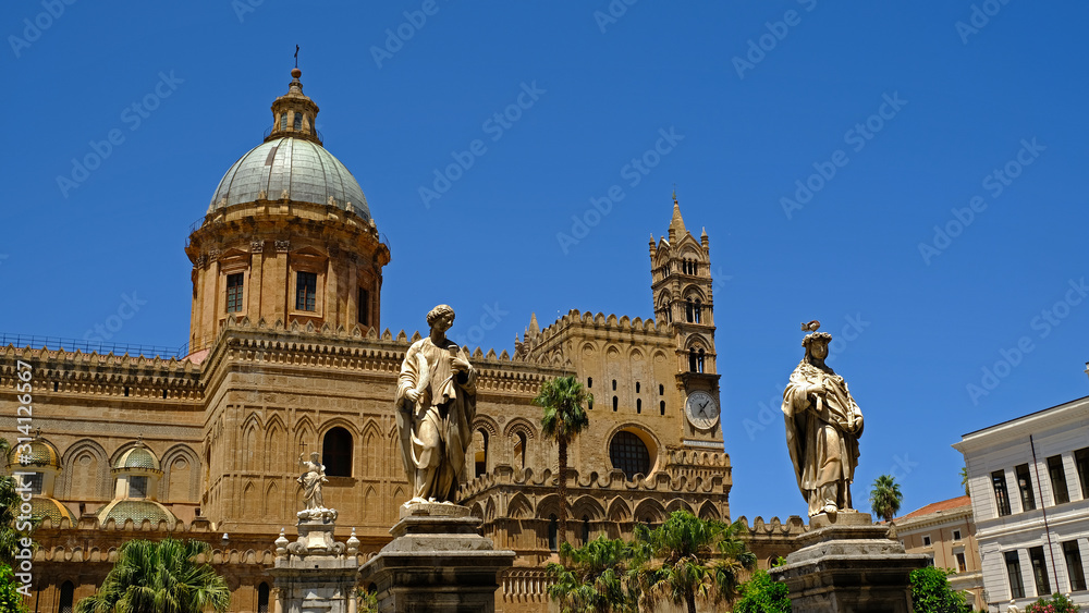 Palermo Cathedral, Palermo, Sicily.