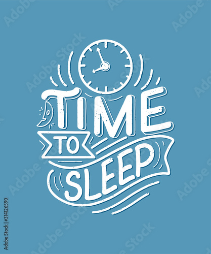 Wallpaper Mural Lettering Slogan about sleep and good night. Vector illustration design for graphic, prints, poster, card, sticker and other creative uses Torontodigital.ca