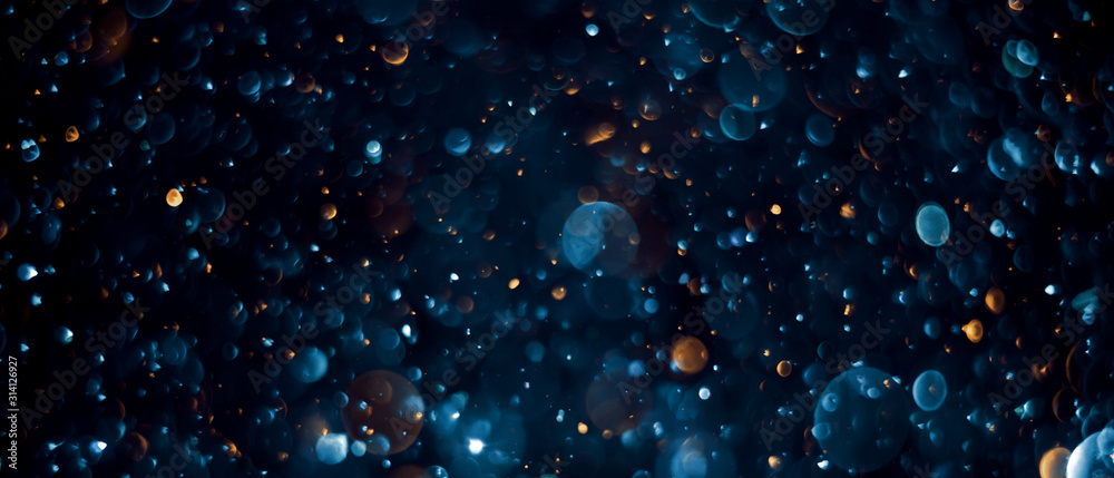 abstract bokeh background, colorful particles - obrazy, fototapety, plakaty 