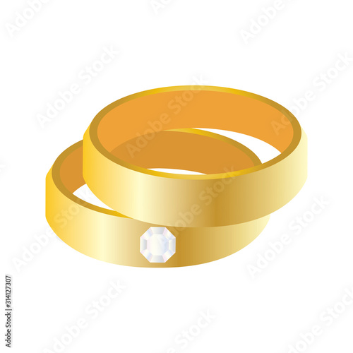 Luxury wedding rings