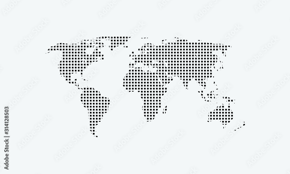 Fototapeta premium map of the world