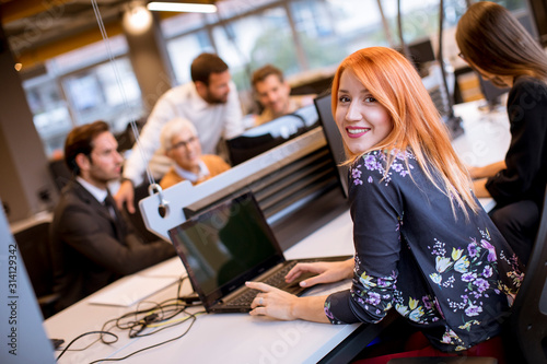Group of business people wi...
