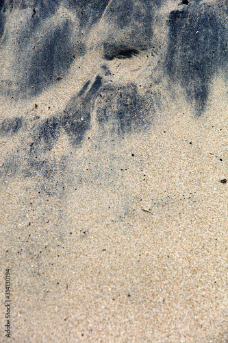 Sand on the beach at Santa ...