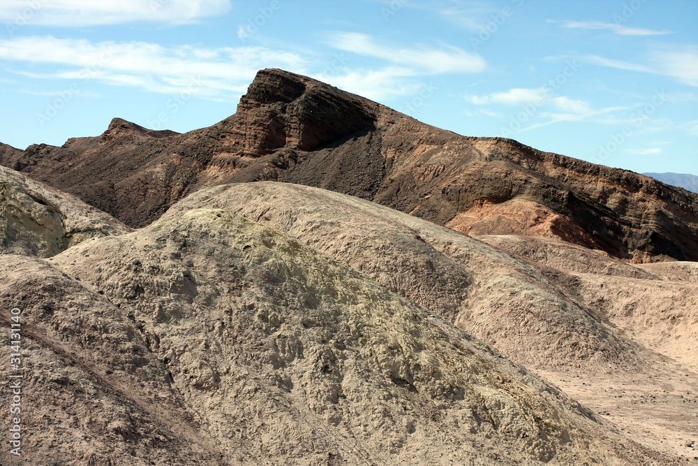 Rock formations, Death Valley National Park, Mojave Desert, California, USA