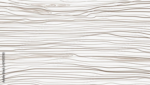 White horizontal wooden cutting, chopping board, table or floor surface. Wood texture. Vector illustration