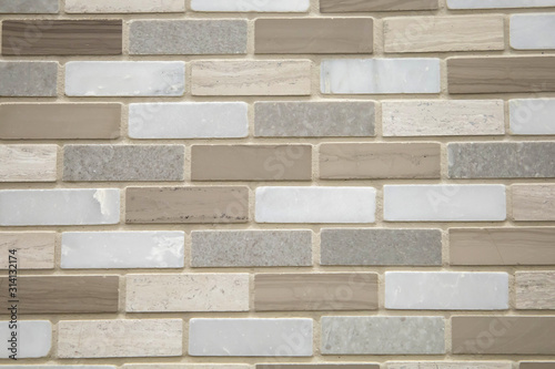 Seamless rectangle multicolor brown beige pattern ceramic tile options for home improvement and renovations and new construction flooring and backsplash options