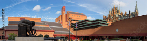 Photography UK, England, London, british library panorama