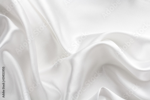 white silk, satin background, fabric texture