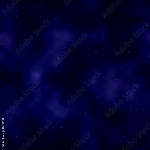 Background with seamless field of stars texture. Colors  outer space  black  midnight blue  violet  purple   eggplant.