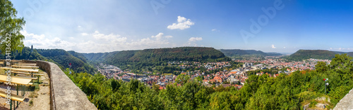 Ausblick über die Stadt Geislingen an der Steige, Deutschland 