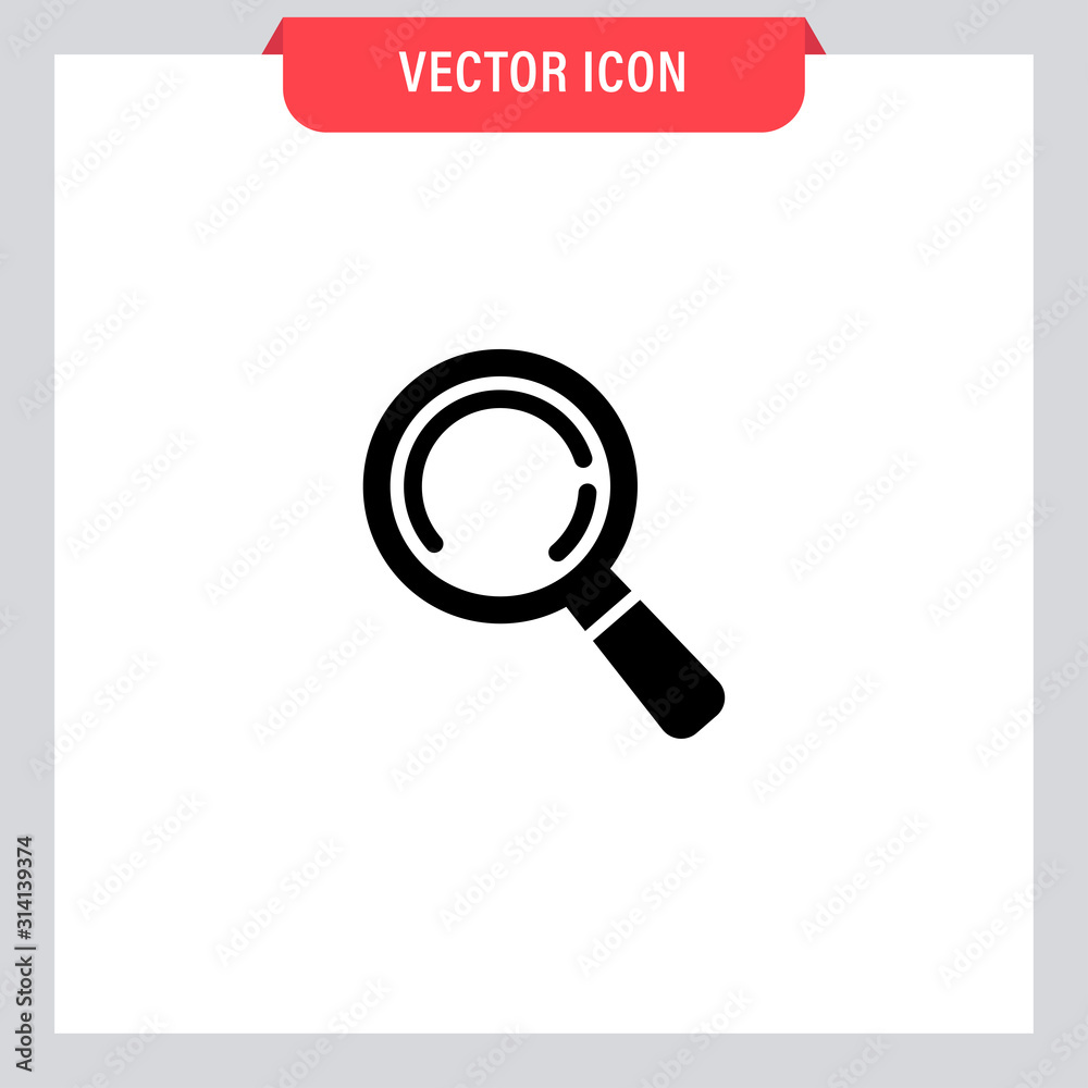 Search and zoom icon. Magnifying glass pictogram. Magnifier lupe. Search and zoom icon. Magnifying glass pictogram. Magnifier lupe.