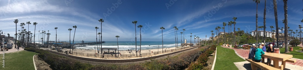 Seaside California landscape San Clemente