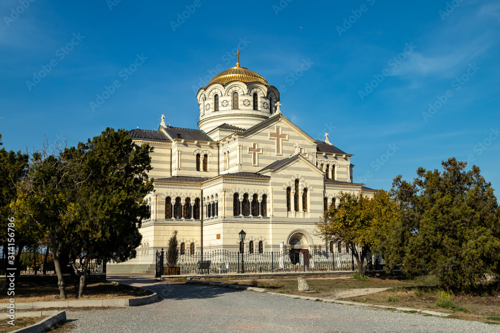 Vladimir Cathedral in Chersonesos.Crimea.