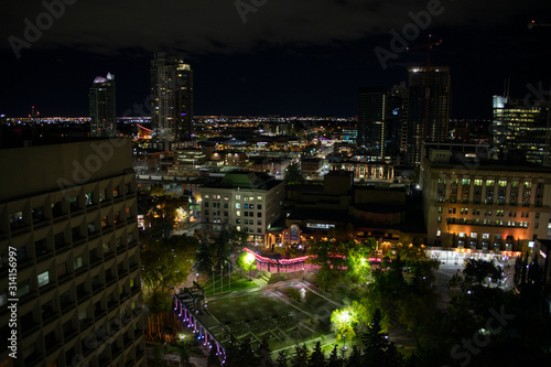 View from a Highrise apartment in downtown Calgary, Alberta © Jacob