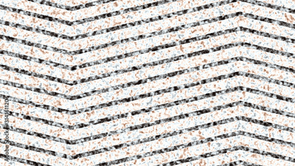 Grunge Dirty Zig Zag Diagonal Black and White Lines Textured Abstract Background