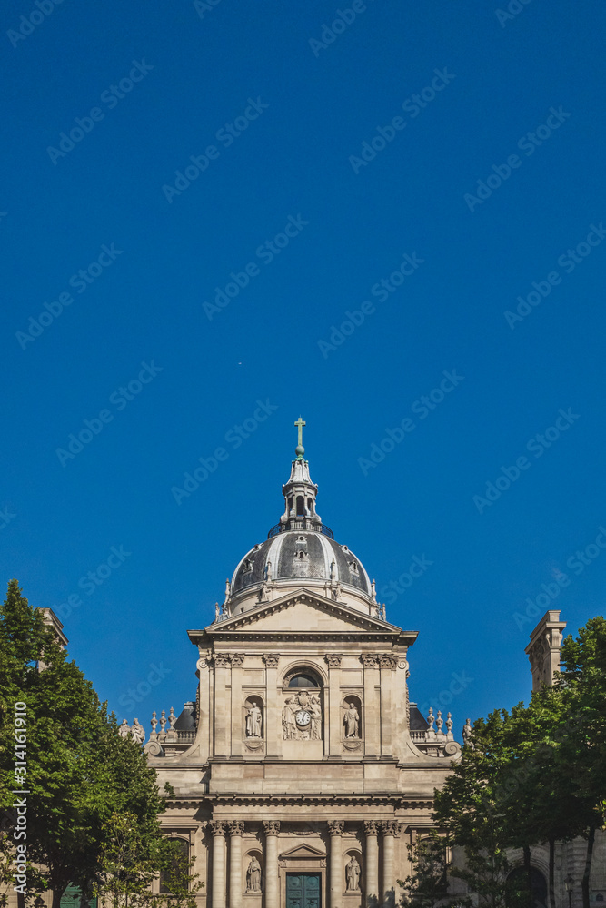 Fototapeta premium Sorbonne University in Paris, France