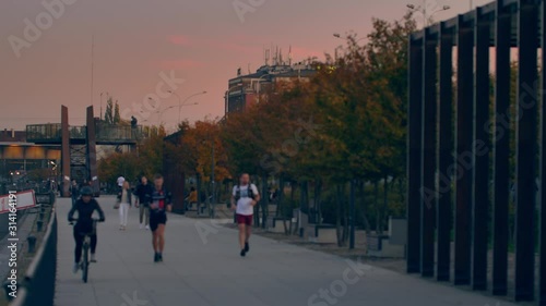 Wallpaper Mural Unrecognizable people on the street. Torontodigital.ca