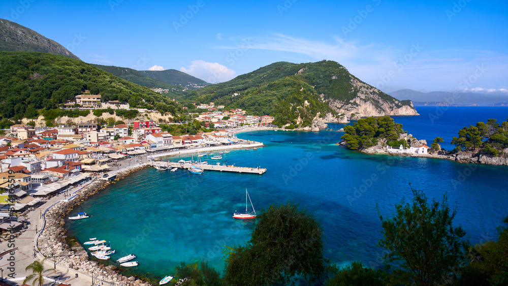 The bay of Parga in Greece, Europe