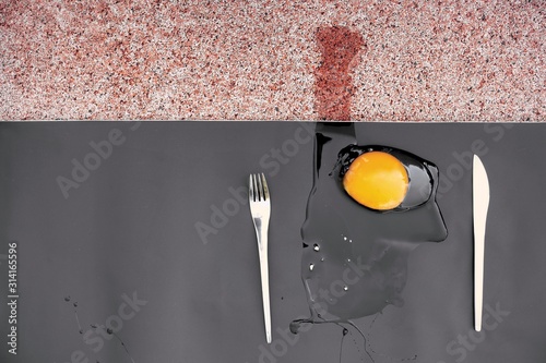 egg on table © adrianad