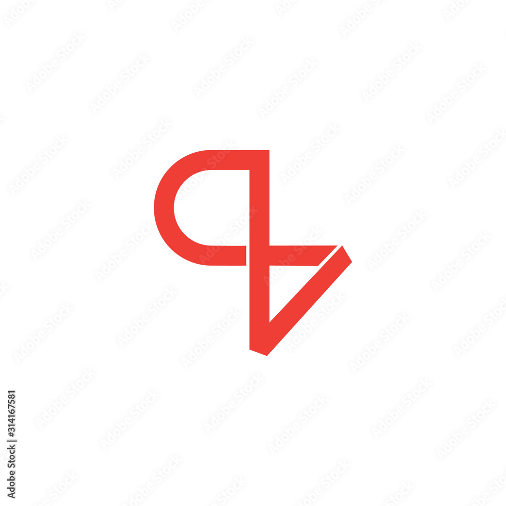 letter q infinity simple line logo vector letter q infinity simple line logo vector