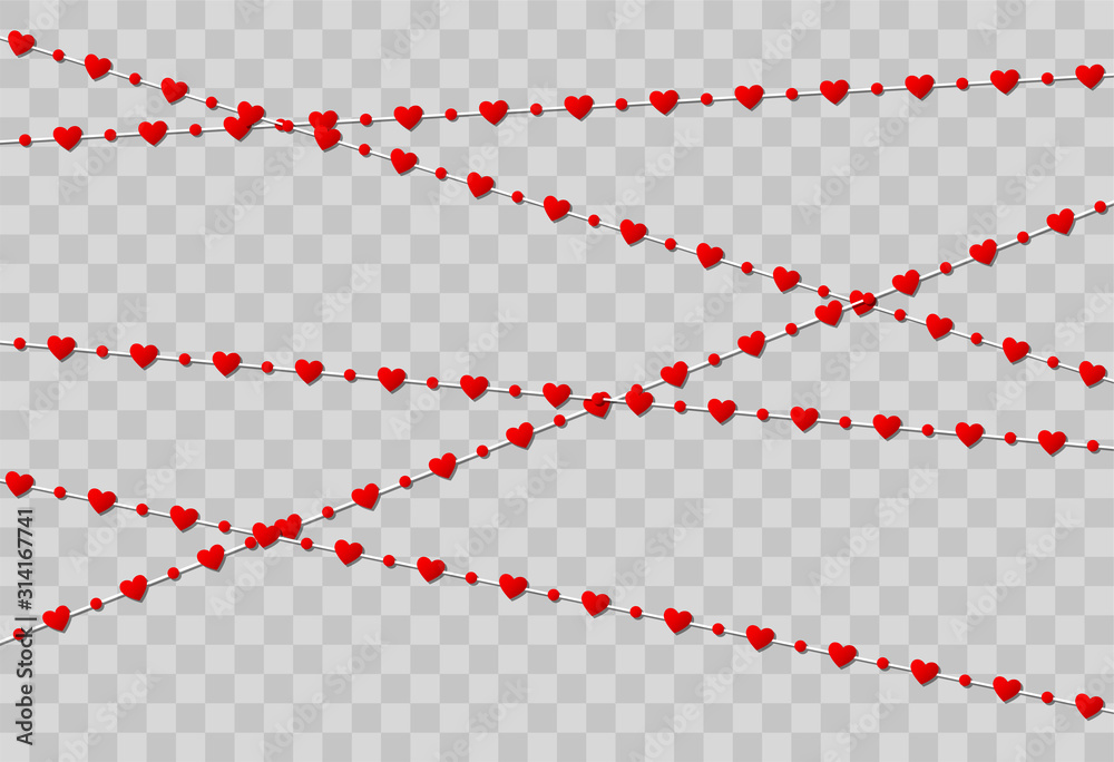 Red heart shape paper isolated on transparent background Red heart shape paper isolated on transparent background