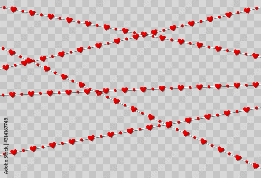 Red heart shape paper isolated on transparent background Red heart shape paper isolated on transparent background