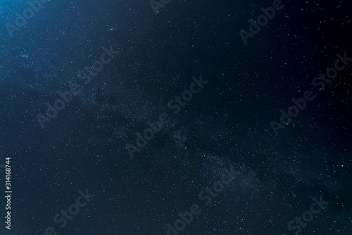 Starry sky background picture of stars in night sky and the Milk